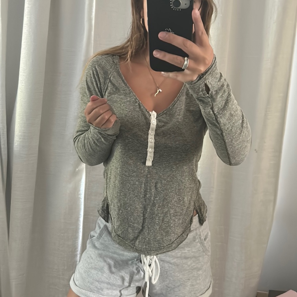Free People Long sleeve shirt